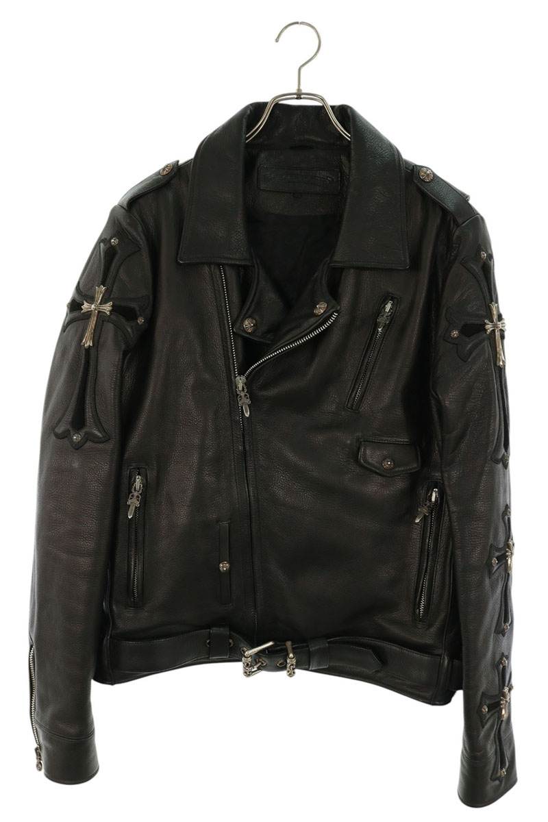 Chrome Hearts Sluff CH Cross Goat Leather Jacket Size M
