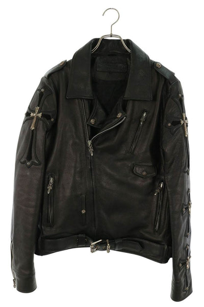 Chrome Hearts Sluff CH Cross Goat Leather Jacket Size M