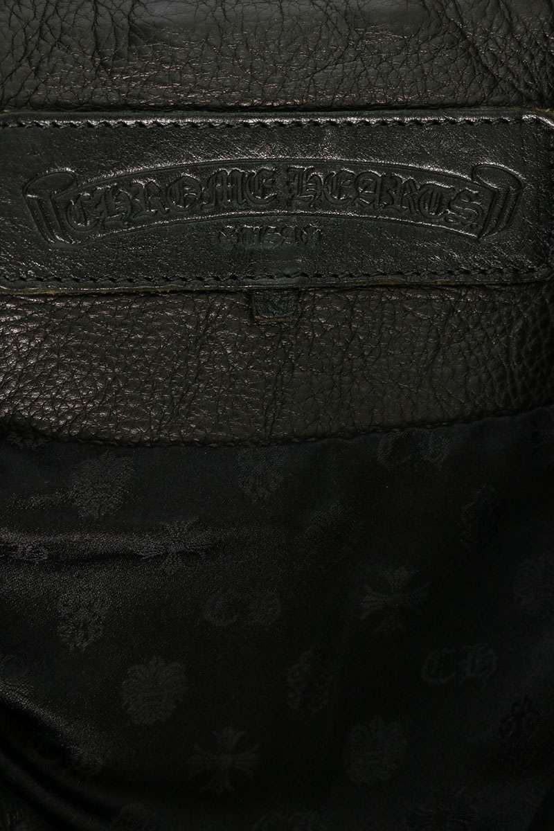 Chrome Hearts Sluff CH Cross Goat Leather Jacket Size M