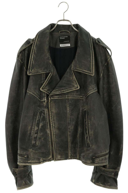 ENFANTS RICHES DEPRIMES TABAC RAT Leather Jacket Size L