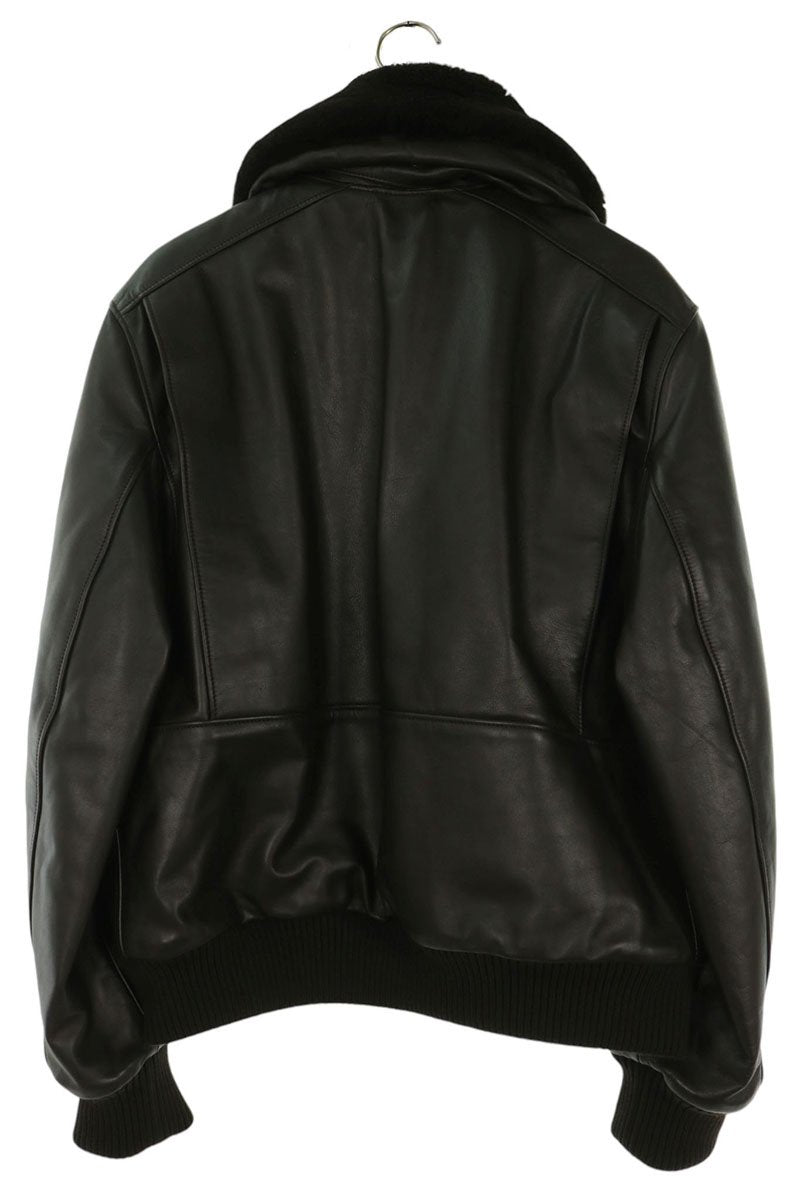 LEMAIRE 25AW Boa Collar A2 Flight Leather Jacket Size M