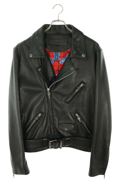Chrome Hearts JJ DEAN HERMES Dagger Leather Jacket Size M