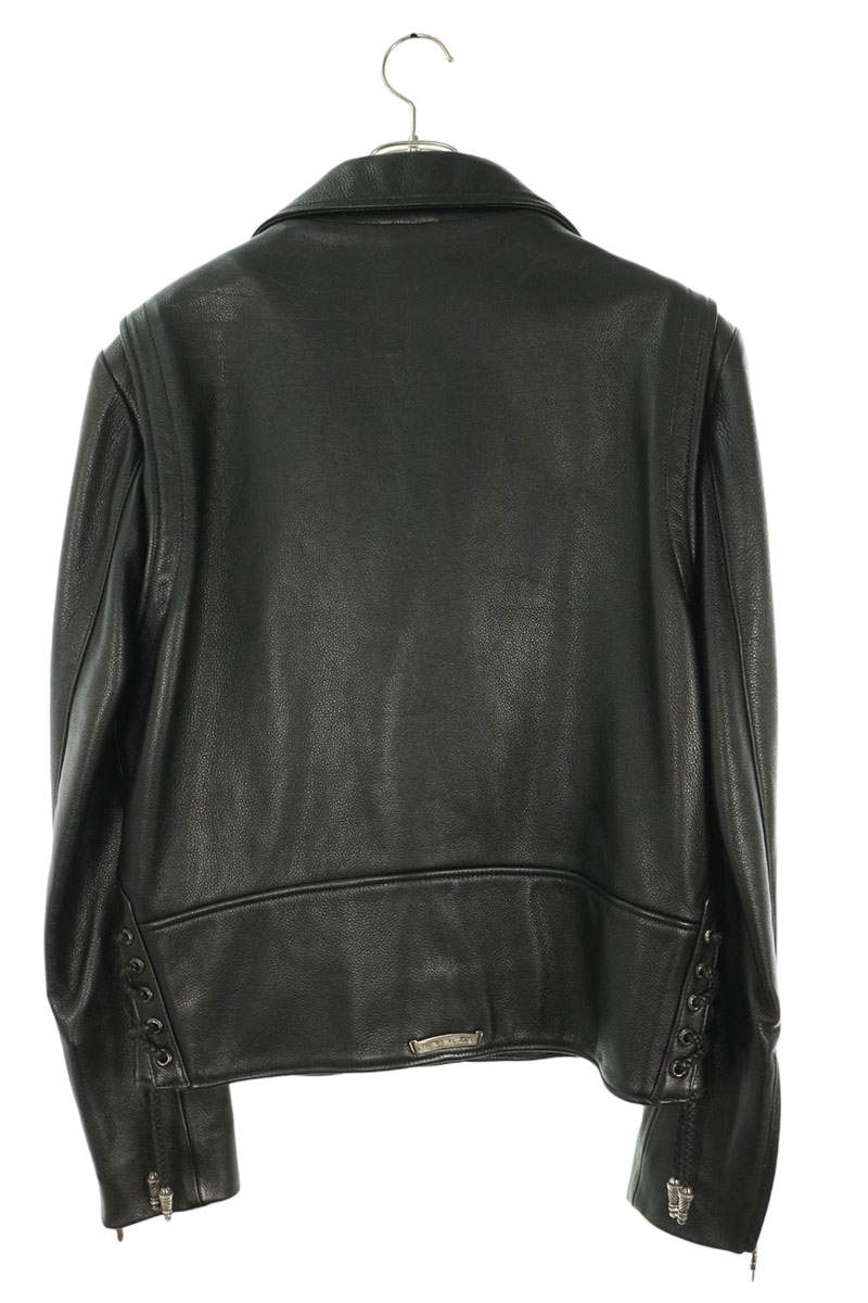 Chrome Hearts JJ DEAN HERMES Dagger Leather Jacket Size M