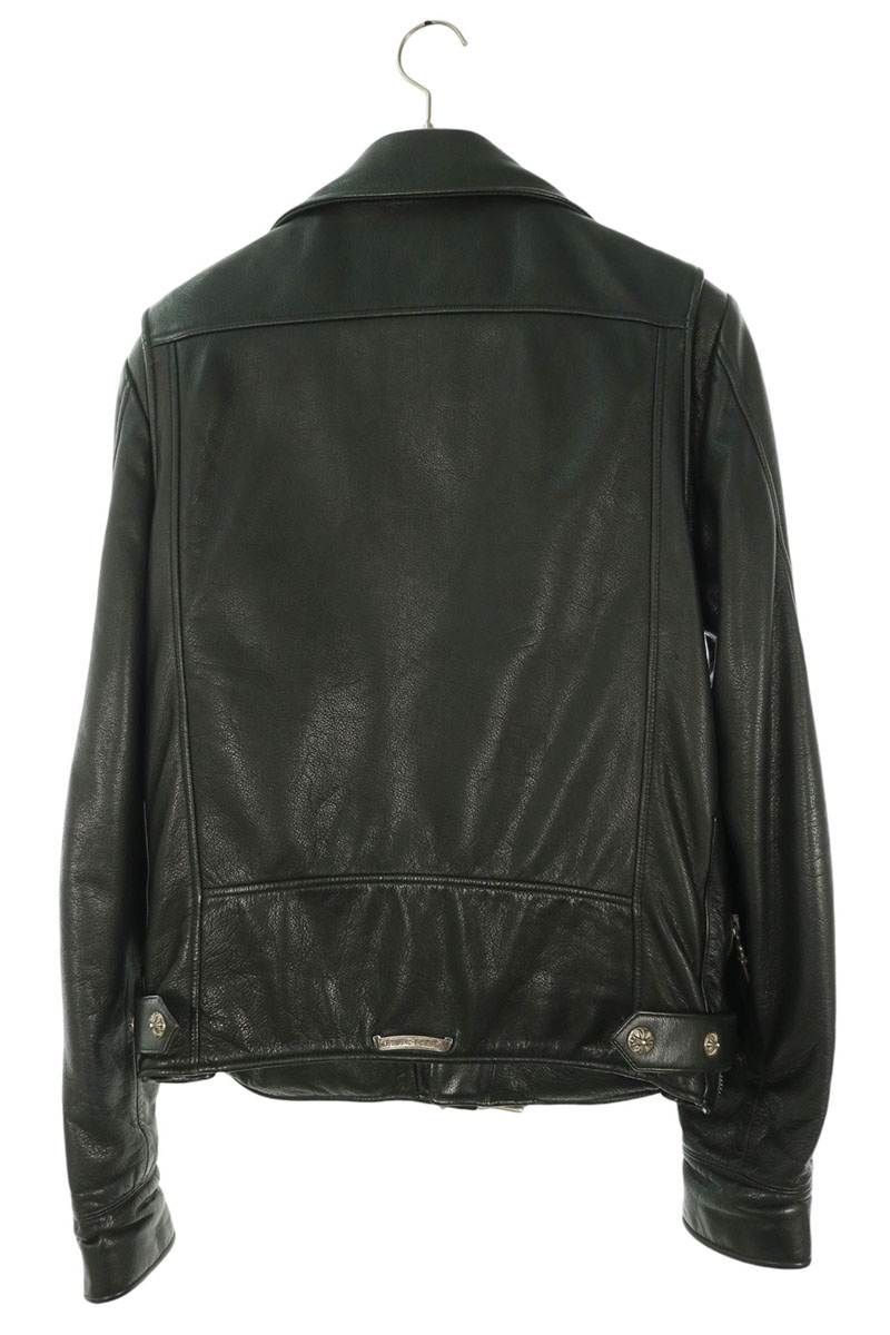 Chrome Hearts SLUFF LTHR Crossball Leather Jacket Size M