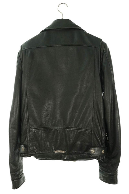 Chrome Hearts SLUFF LTHR Crossball Leather Jacket Size M