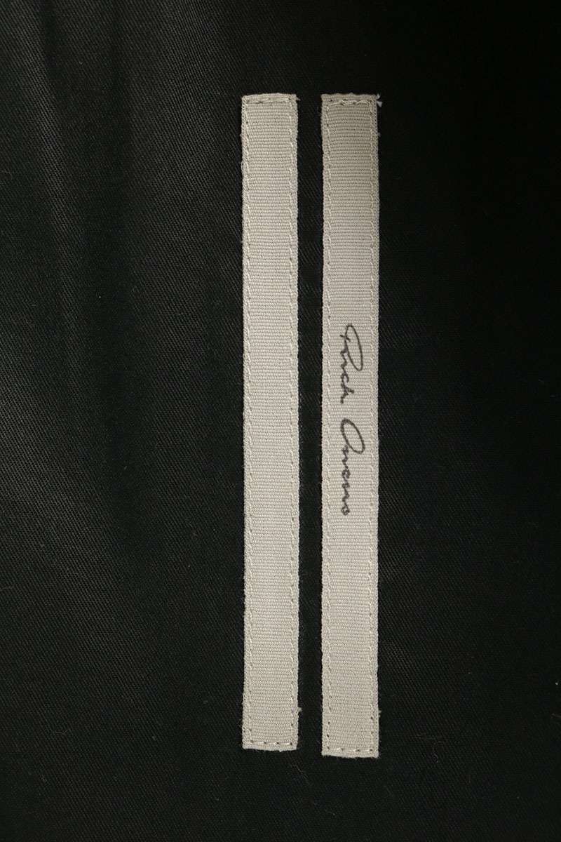 Rick Owens 25AW Dracucollar Zip Leather Jacket Black Size 46