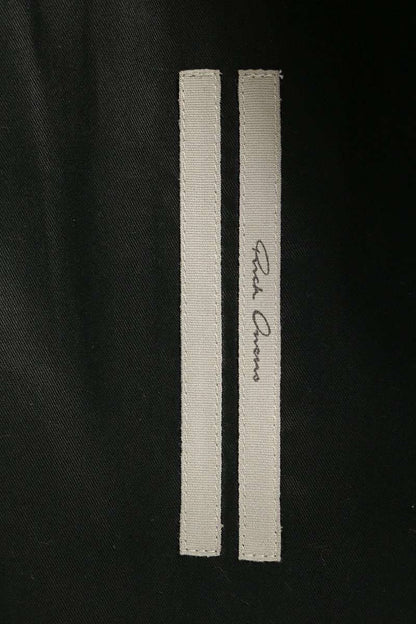Rick Owens 25AW Dracucollar Zip Leather Jacket Black Size 46