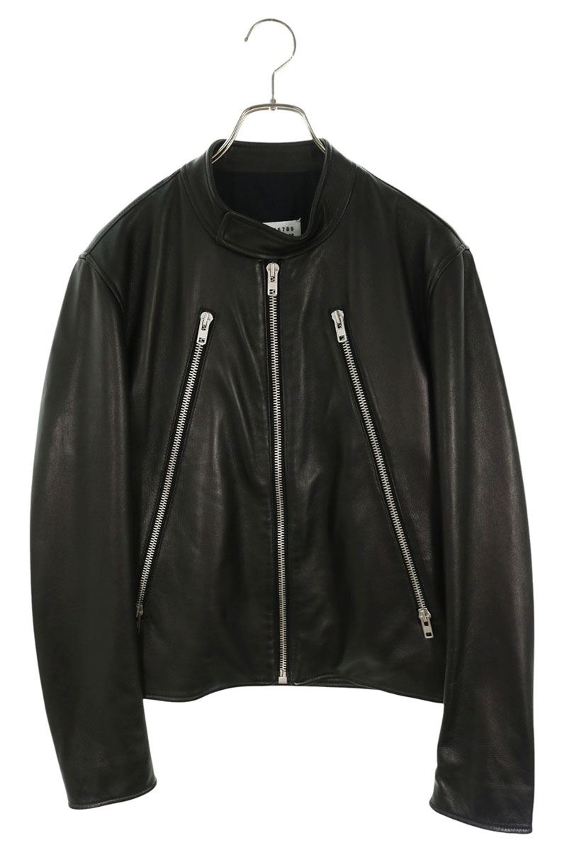 Maison Margiela 26AW "5-Zip" Leather Jacket Size 46