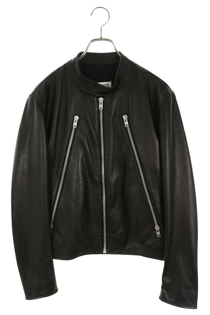 Maison Margiela 26AW "5-Zip" Leather Jacket Size 46