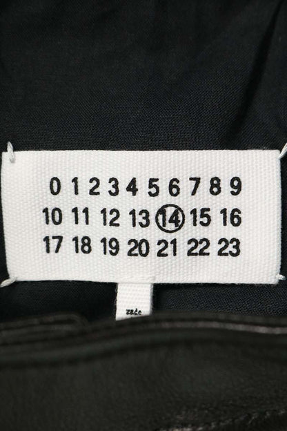Maison Margiela 26AW "5-Zip" Leather Jacket Size 46