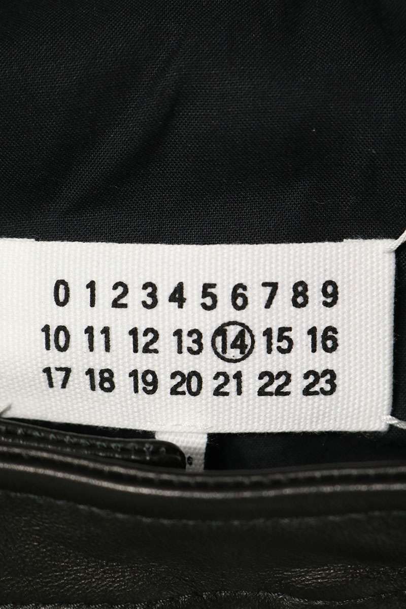 Maison Margiela 26AW "5-Zip" Leather Jacket Size 48