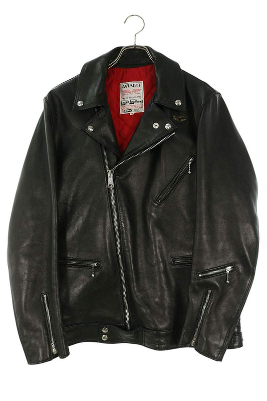 Lewis Leathers Cyclone Double Riders Jacket Black Size 44