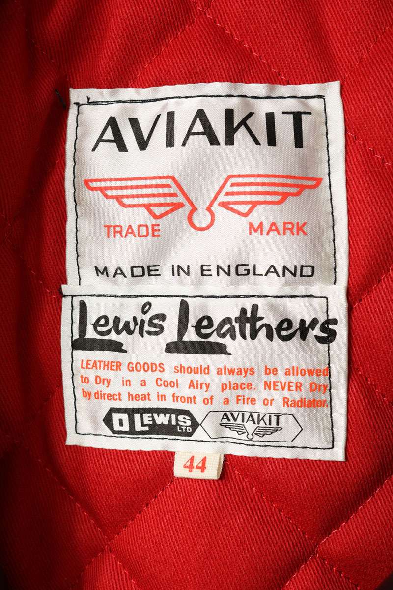 Lewis Leathers Cyclone Double Riders Jacket Black Size 44