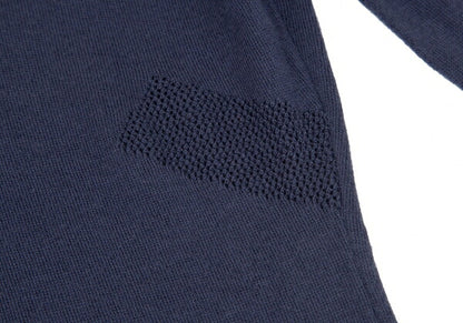 ISSEY MIYAKE Mesh Bicolor Knit Blue Size 3