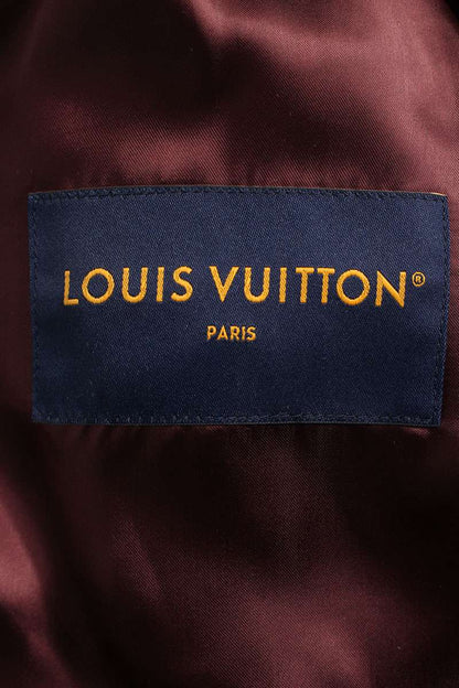 LOUISVUITTON 25SS Leather Sleeve Varsity Jkt Multi Size XL