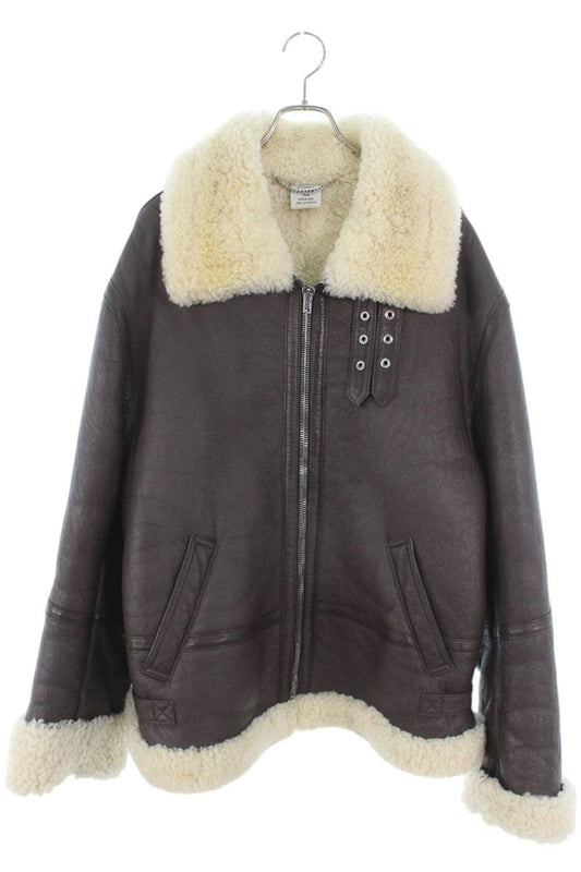 VETEMENTS 18AW Shearling Leather Blouson Brown Size XS