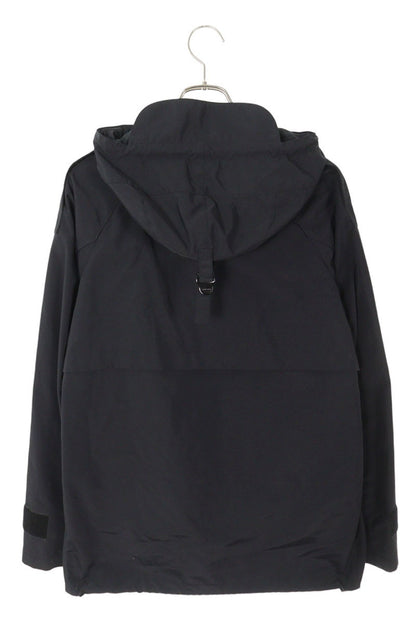 Burberry Logo Print Hooded Blouson Black Size 46
