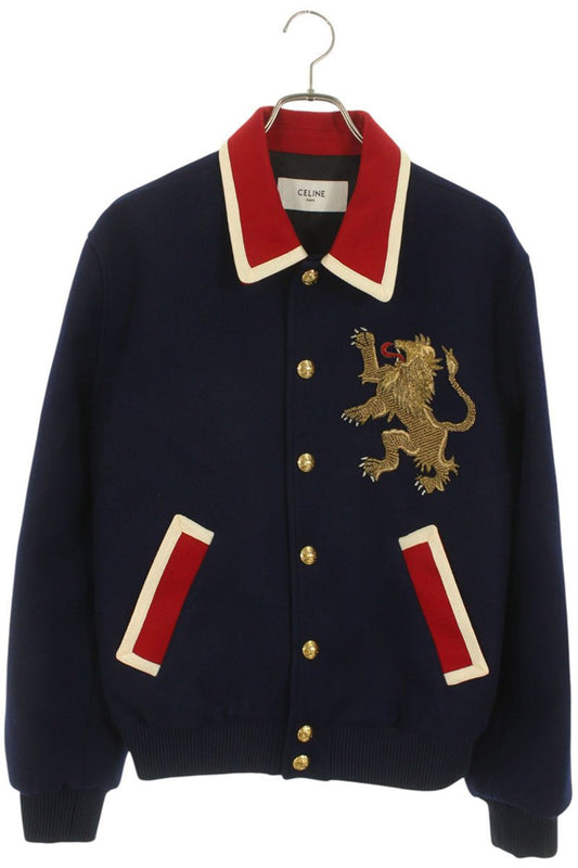 CELINE 25SS Multi Wool Lion Teddy Jacket Blouson Size L