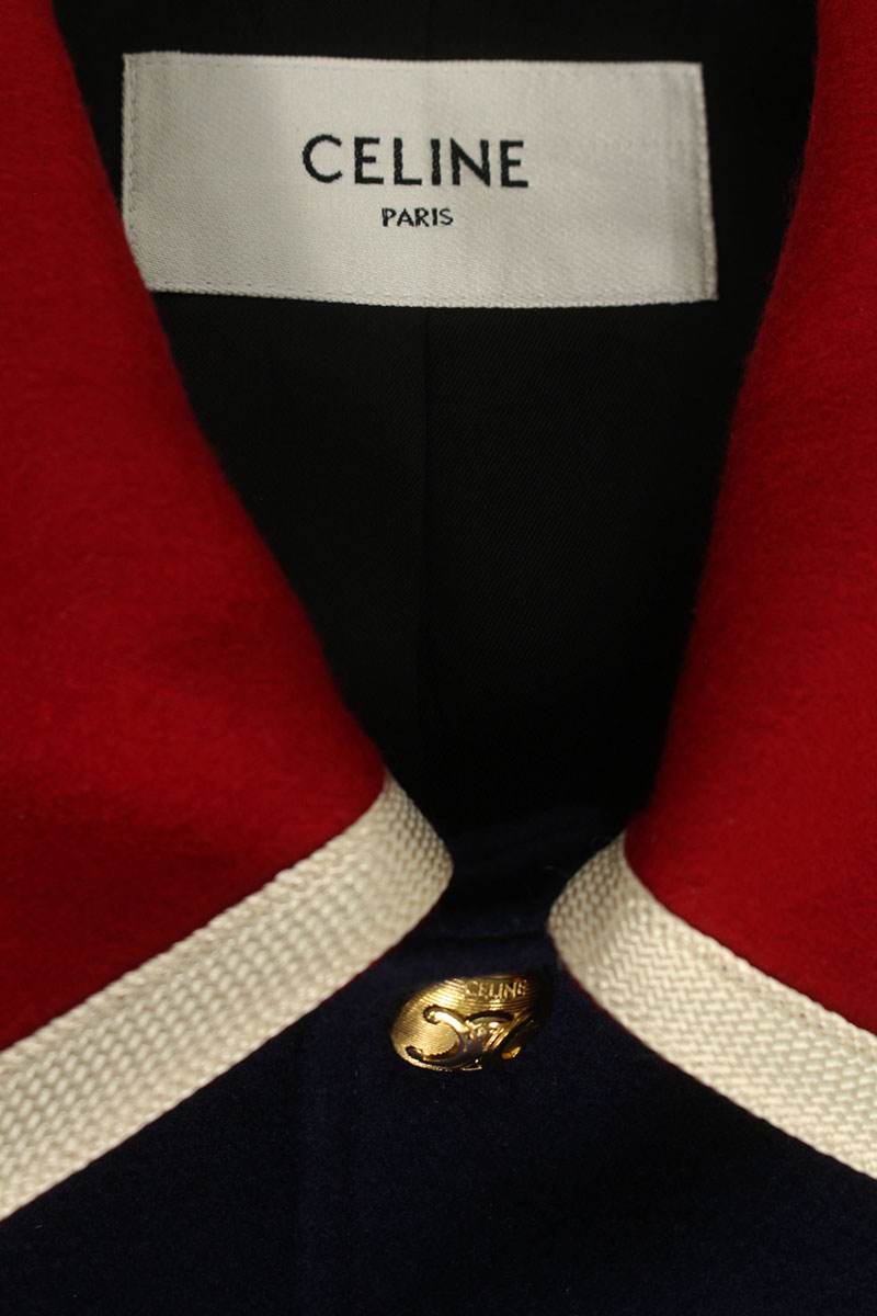 CELINE 25SS Multi Wool Lion Teddy Jacket Blouson Size L