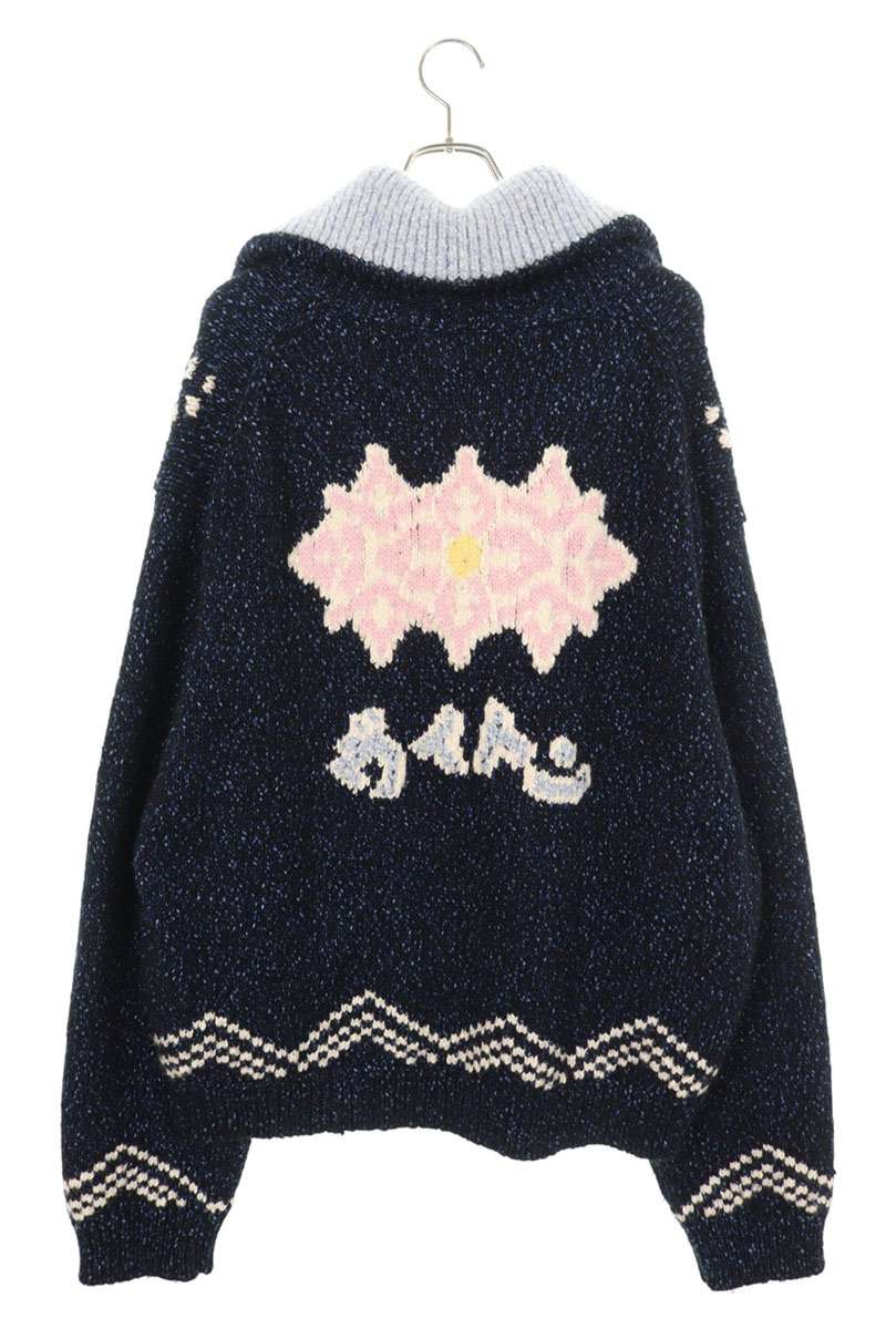 LOUISVUITTON 25AW Faux Pearl Embroidered Zip Blue Size 5L