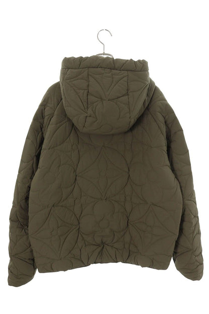 LOUISVUITTON LVSE Flower Quilted Hooded Padded Size XXL