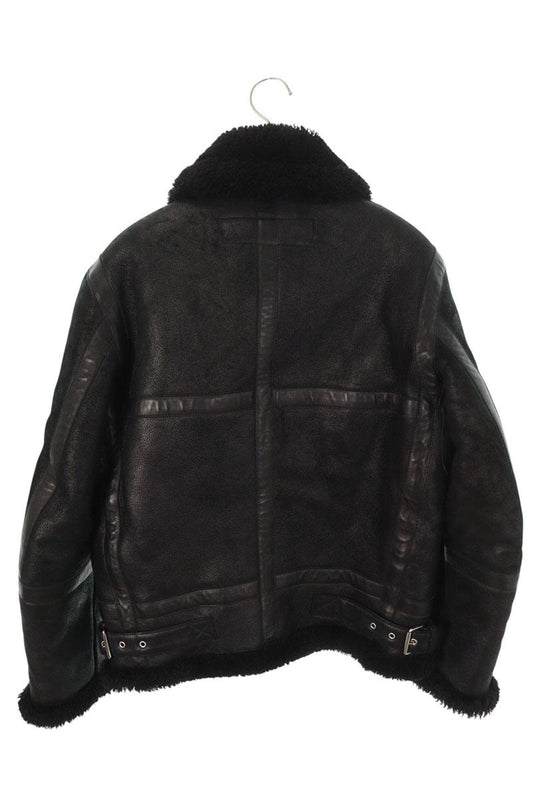 ACNE STUDIOS Shearling Leather Blouson Black Size S