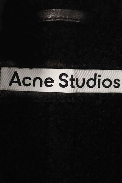 ACNE STUDIOS Shearling Leather Blouson Black Size S