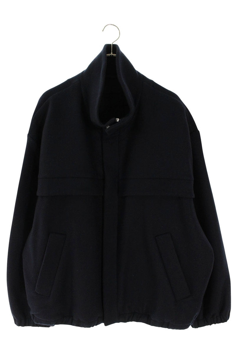 PRADA Wool Cashmere Jacket Blouson Dark Navy Size XL