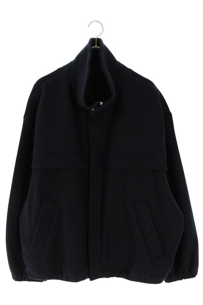 PRADA Wool Cashmere Jacket Blouson Dark Navy Size XL