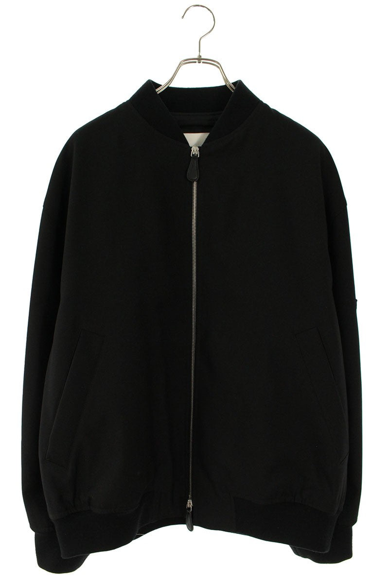 JILSANDER 24AW Zip Bomber Jacket Blouson Black Size S