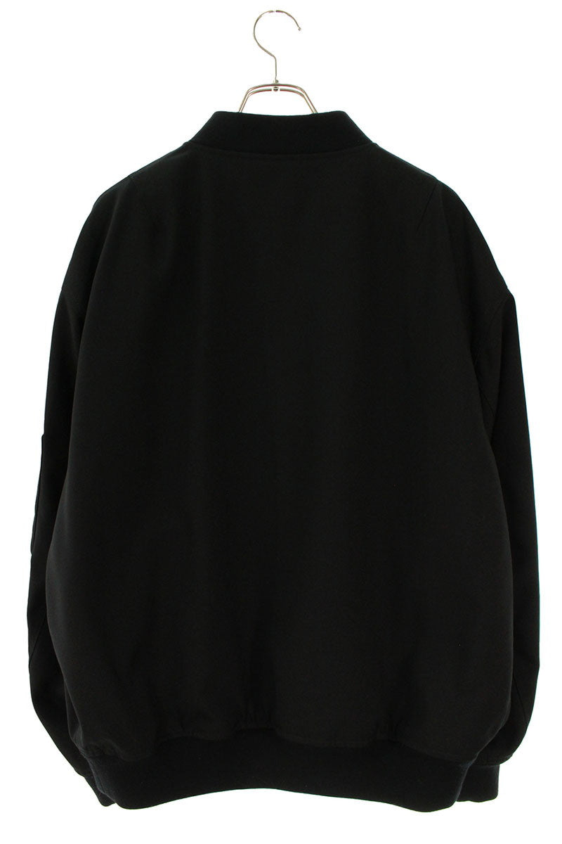 JILSANDER 24AW Zip Bomber Jacket Blouson Black Size S