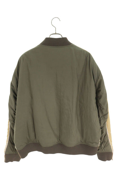 Marni Reconstructed Bicolor Bomber Beige Khaki Size XL
