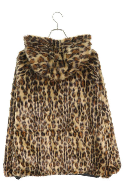 Supreme 25SS Faux Fur Reversible Hooded Track Jacket Black Size XL