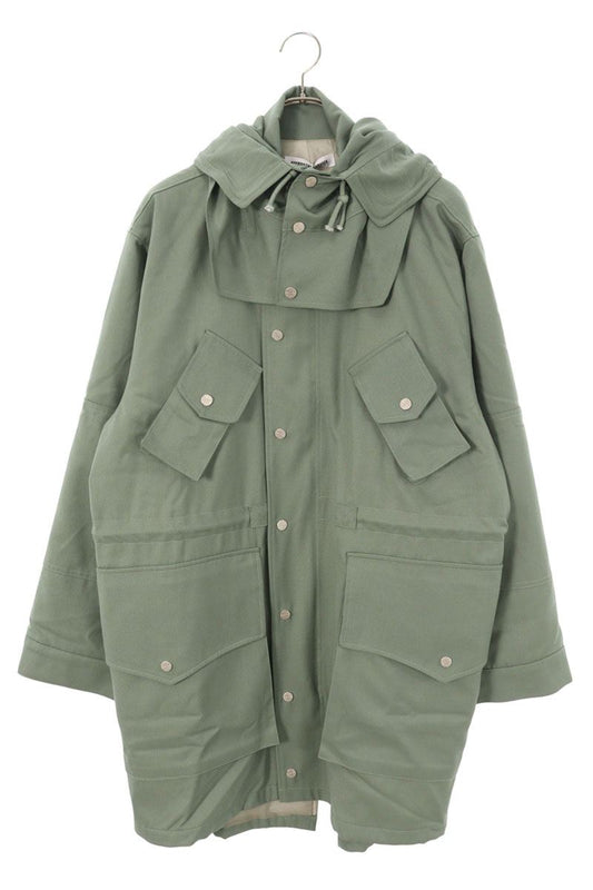 FFF POSTAL SERVICE Wool Cargo Fishtail Parka Green Size L