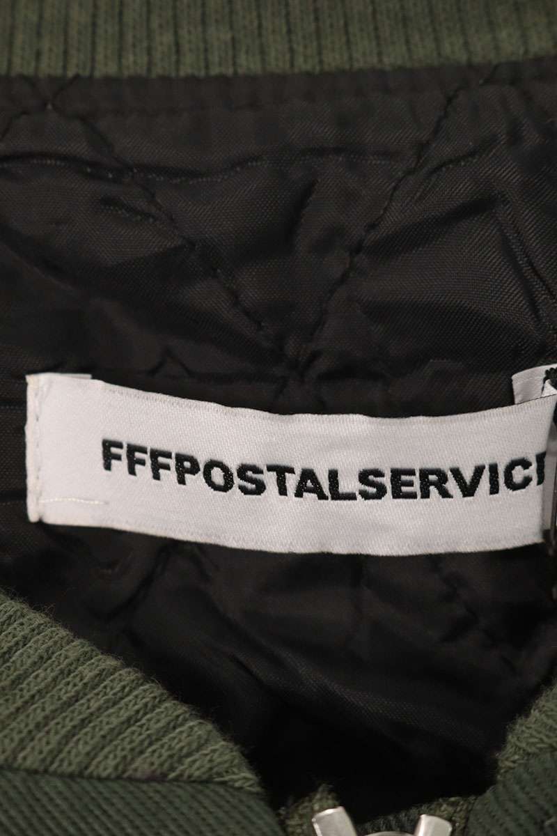 FFF POSTAL SERVICE Darted MA-1 Bomber Jacket Olive Size S