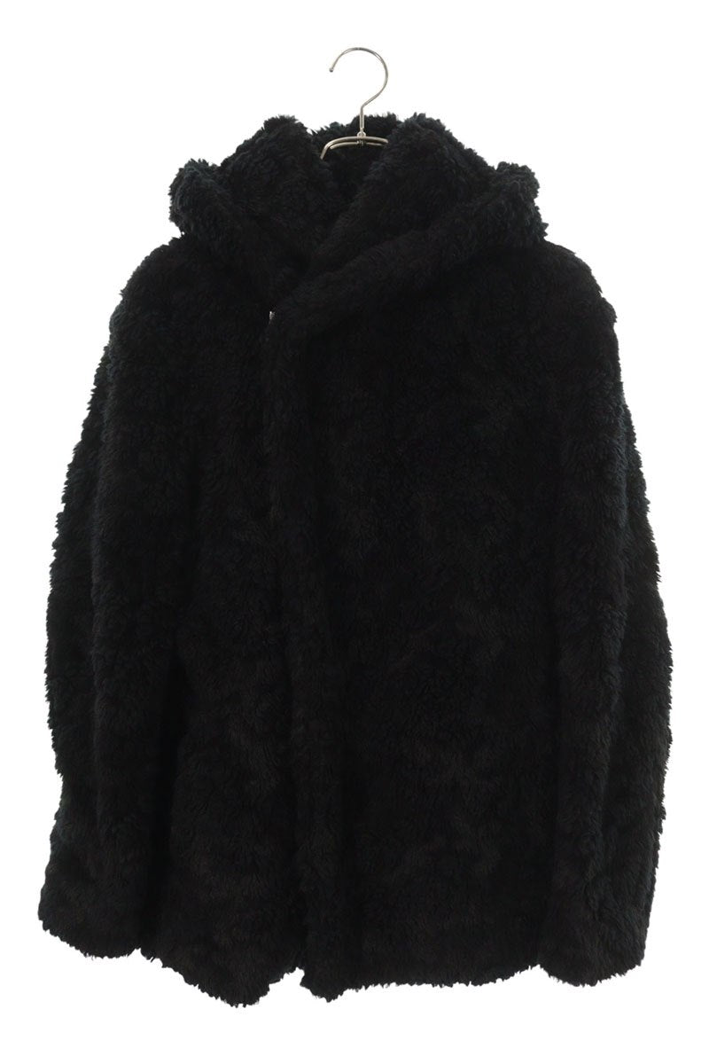 junhashimoto Camo Boa Zip Up Hooded Blouson Black Size M