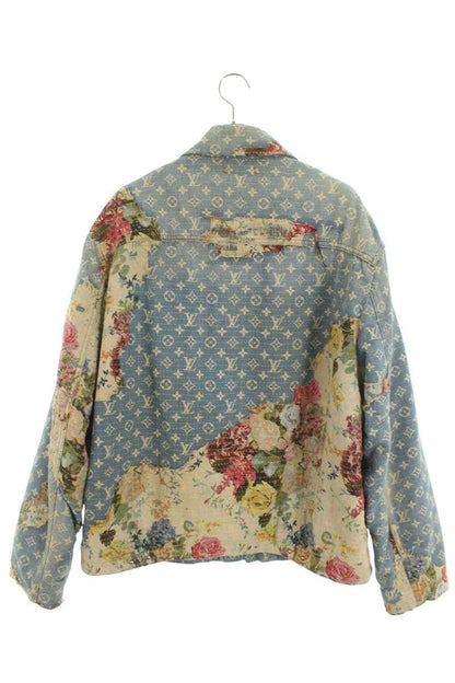 LOUISVUITTON 22AW Destroyed Workwear Denim Jacket Size XL