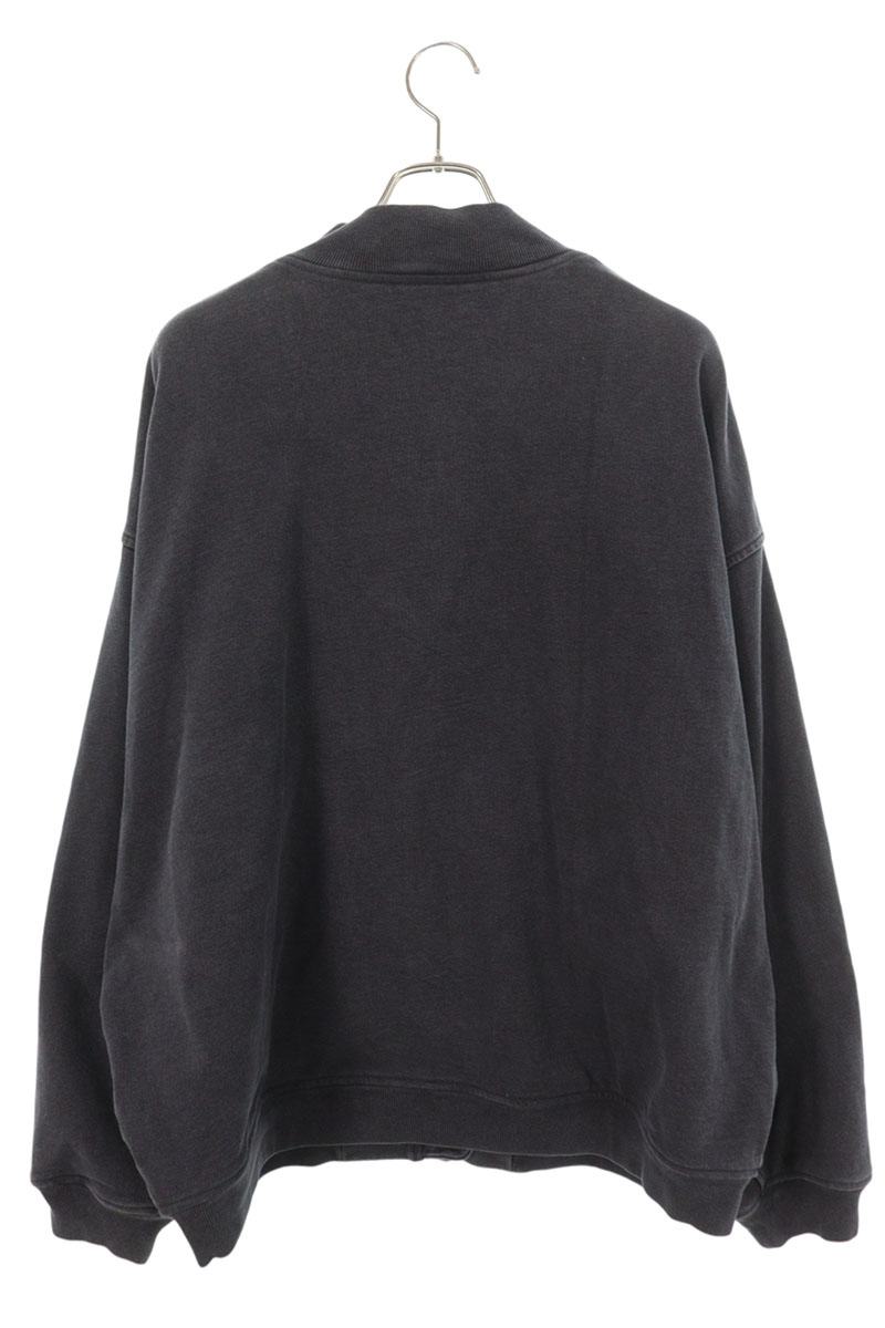 KITH Logo Embroidered Bomber Jacket Dark Gray Size XXL