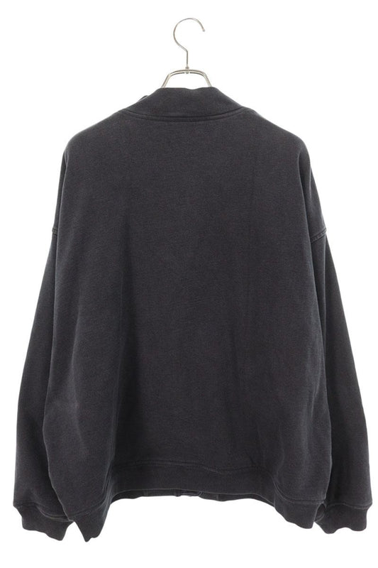 KITH Logo Embroidered Bomber Jacket Dark Gray Size XXL