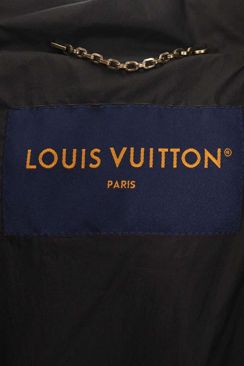 LOUISVUITTON 24AW Logo Embroidered Hooded Blouson Size XXL