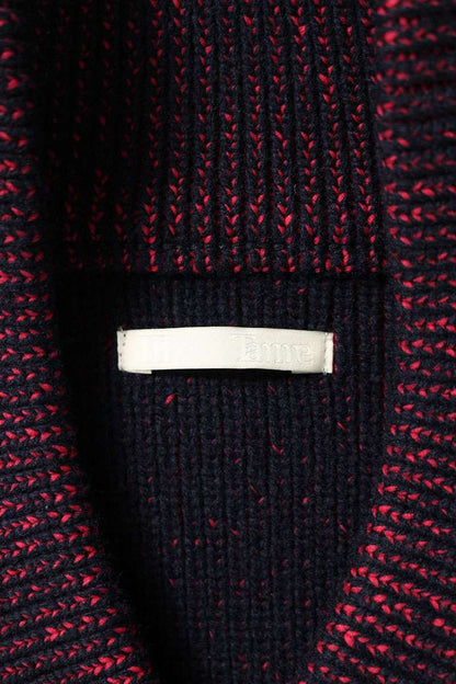 Tamme Pouch Knit Blouson Navy/Red Size L