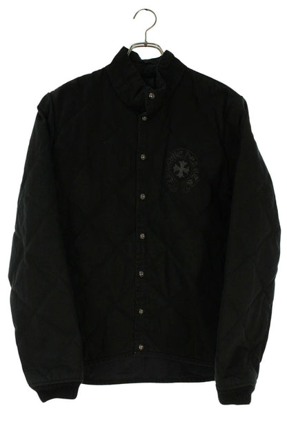 Chrome Hearts Quilted Jacket Horseshoe Print Black Size M