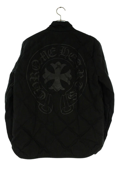 Chrome Hearts Quilted Jacket Horseshoe Print Black Size M