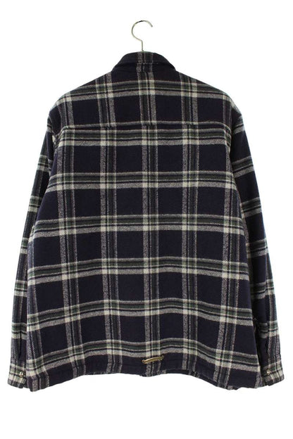 Chrome Hearts Cross Ball Button Check Blouson Navy Size L