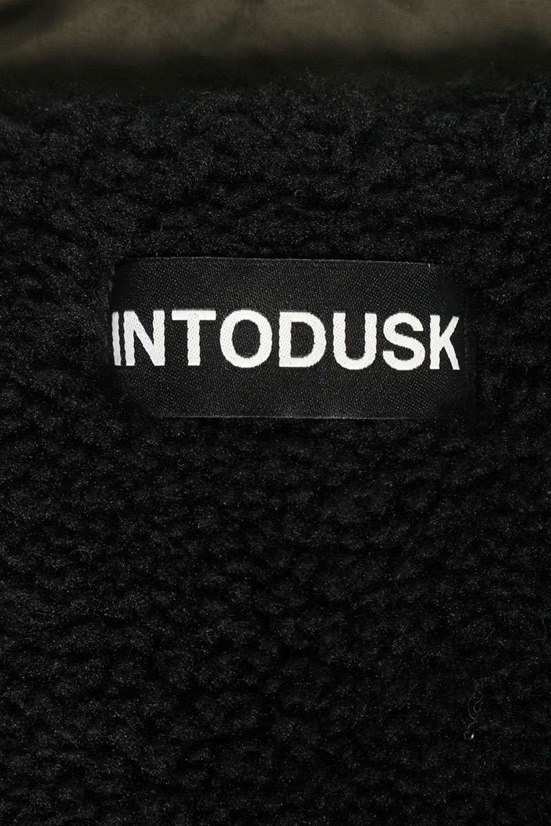 INTODUSK 24AW Recycled Nylon Fleece Zip Blouson Size M