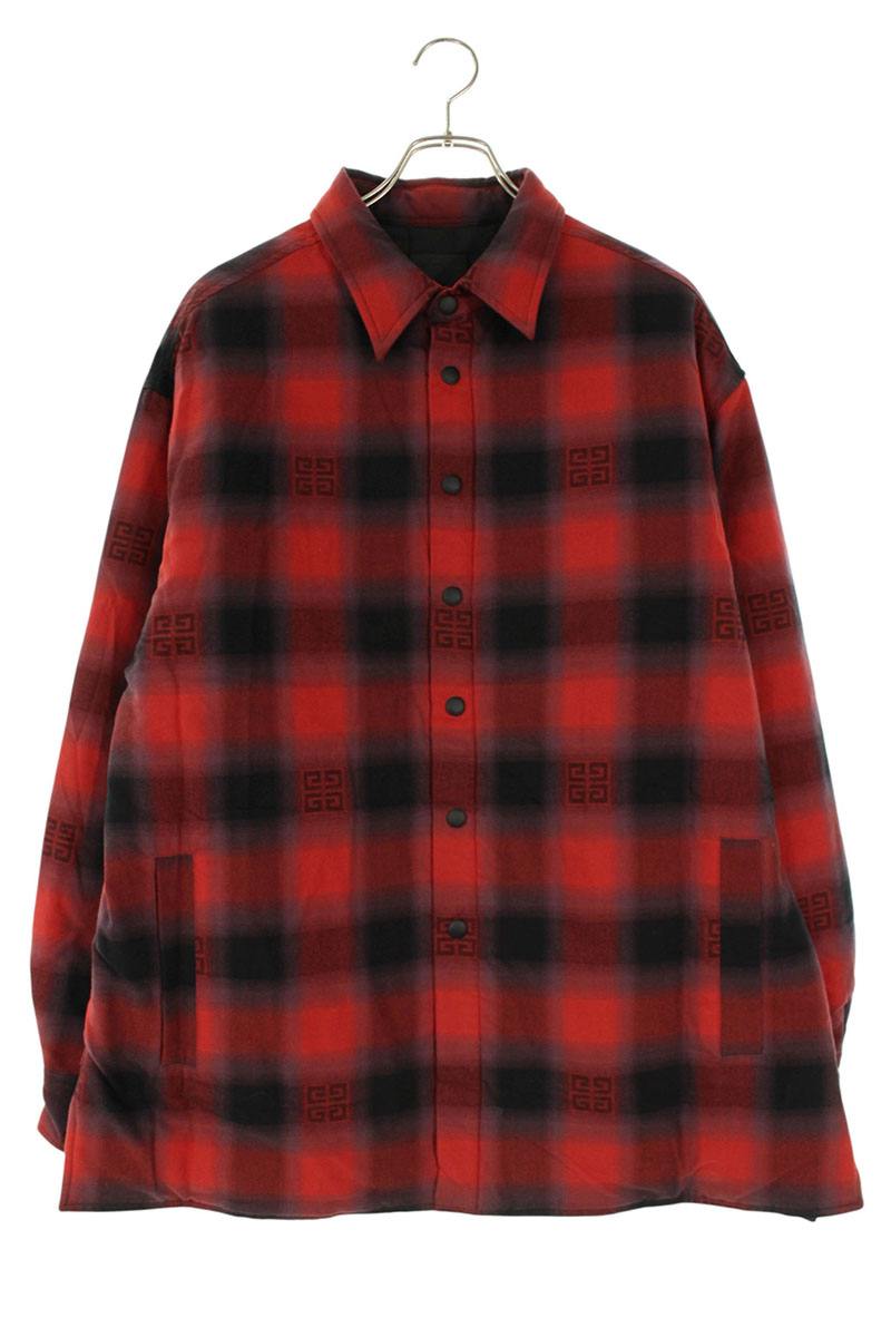 GIVENCHY 4G Monogram Padded Blouson Red Size S