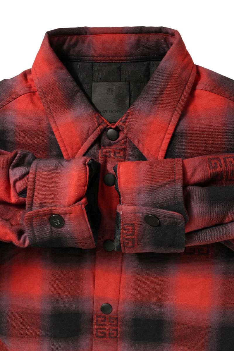GIVENCHY 4G Monogram Padded Blouson Red Size S