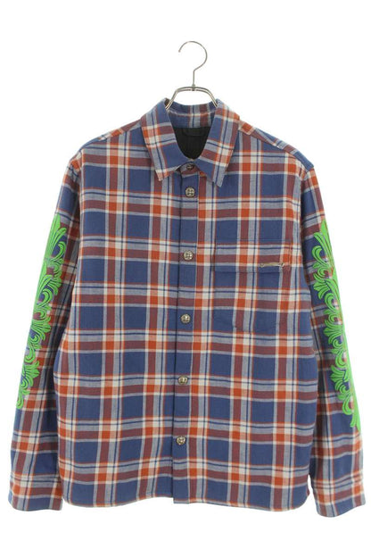 Chrome Hearts WORKN JNKYD PLD Floral Check Shirt Size M