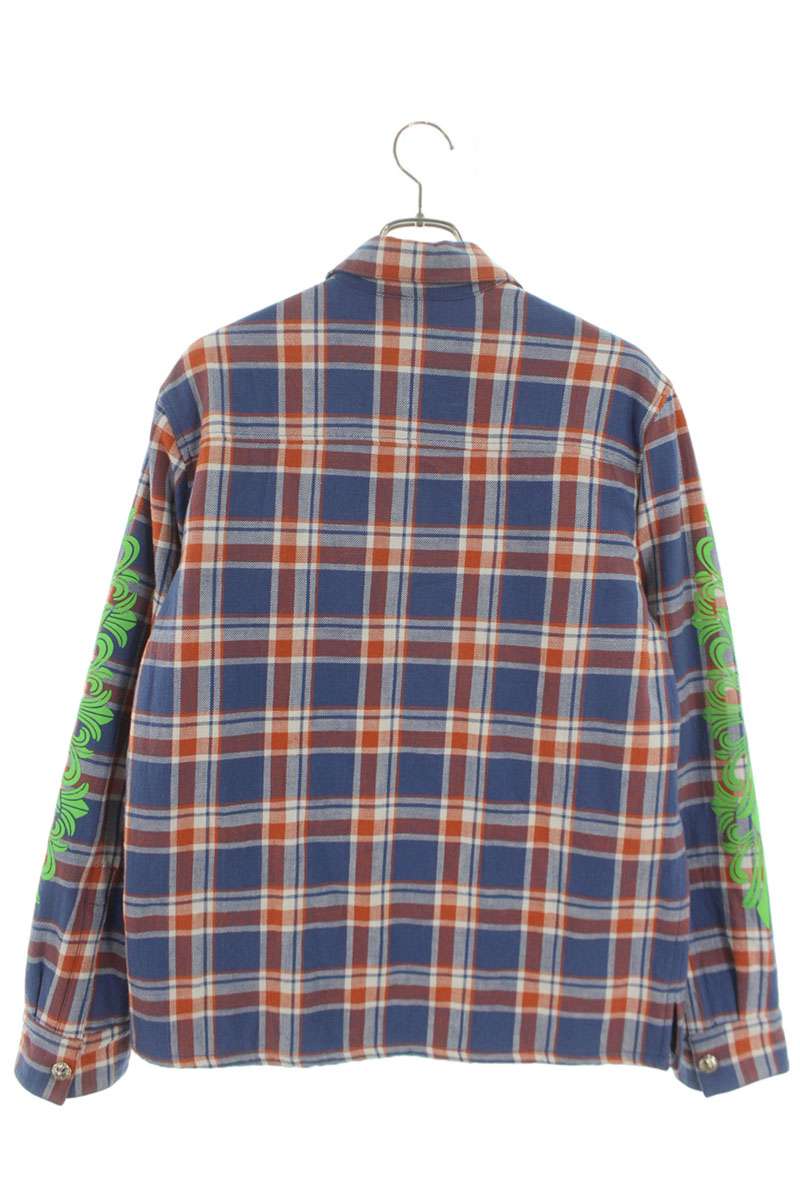 Chrome Hearts WORKN JNKYD PLD Floral Check Shirt Size M