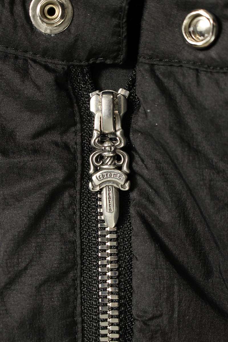 Chrome Hearts CH Embroidered Dagger Zip Padded Nylon Size XL